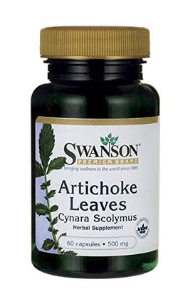 Swanson Artichoke Leaves (List z Artyčoku), 500 mg, 60 kapslí