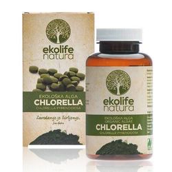 Ekolife Natura - Algae Chlorella Organic 240 tablet (Bio řasa chlorella)