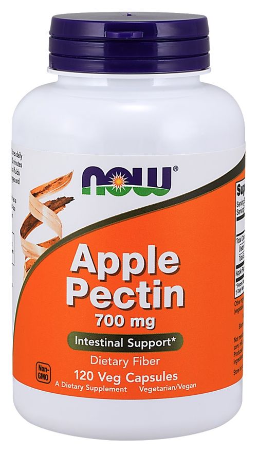 Now® Foods NOW Apple Pectin, 700mg, jablečný pektin, 120 rostlinných kapslí