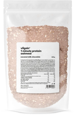 Vilgain Minutová proteinová ovesná kaše – Kokos s mléčnou čokoládou 400 g
