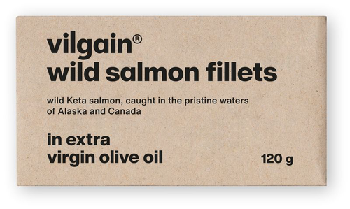 Vilgain Filety z divokého lososa – v olivovém oleji 120 g