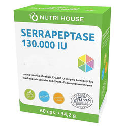 Nutrihouse Serrapeptase 130.000 IU 60 tobolek