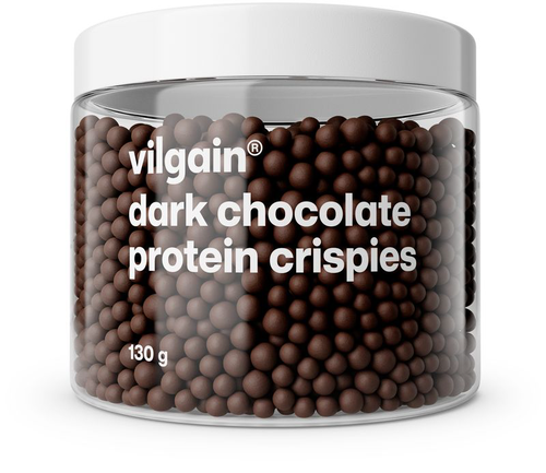 Vilgain Protein Crispies – hořká čokoláda 130 g