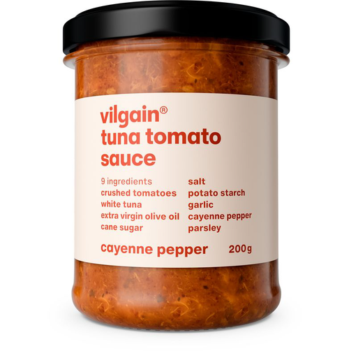 Vilgain Rajčatová omáčka s tuňákem – kajenský pepř 200 g