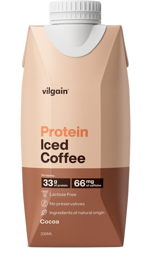 Vilgain Protein Iced Coffee – kakao 330 ml