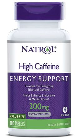 Natrol High Caffeine 200 mg (kofein), 100 tablet