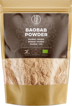 BrainMax Pure Baobab BIO prášek, 100 g - *CZ-BIO-001 certifikát