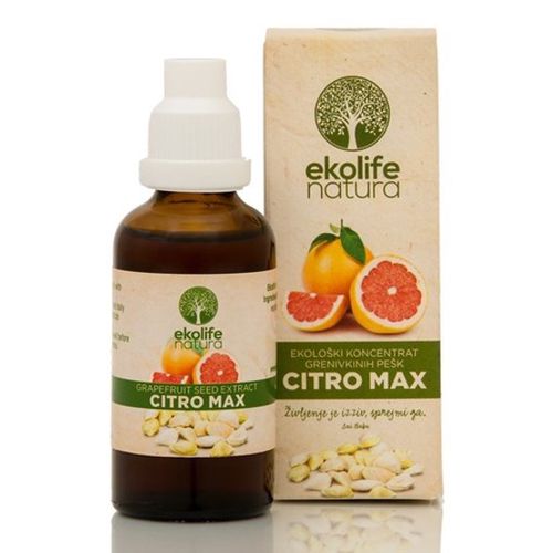 Ekolife Natura - Citro Max Organic 50ml (Bio extrakt ze semínek grepfruitu) *DE-ÖKO-005 certifikát
