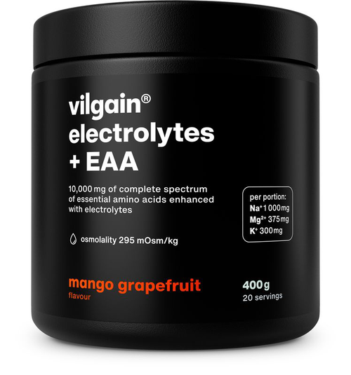 Vilgain Elektrolyty + EAA – Mango & grep 400 g
