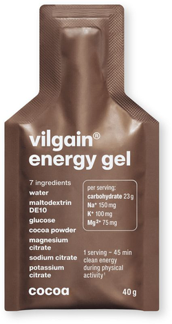Vilgain Energy gel – kakao 40 g