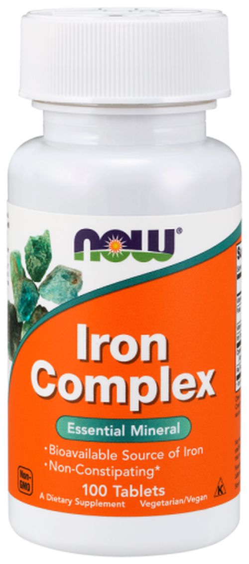 Now® Foods NOW Iron Complex (železo), 100 tablet