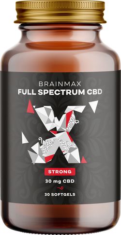 BrainMax CéBéDé Strong 30 mg, 30 softgel kapslí