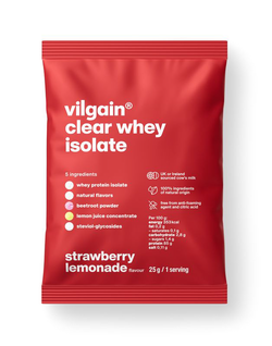 Vilgain Clear Whey Isolate – Strawberry lemonade 25 g