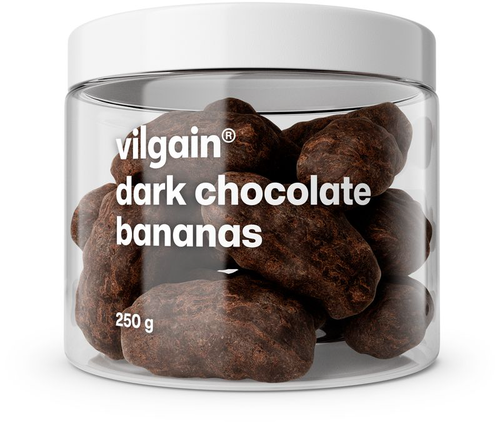 Vilgain Banány v čokoládě – hořká čokoláda 250 g