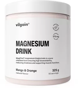 Vilgain Magnesium Drink – Mango a pomeranč 325 g
