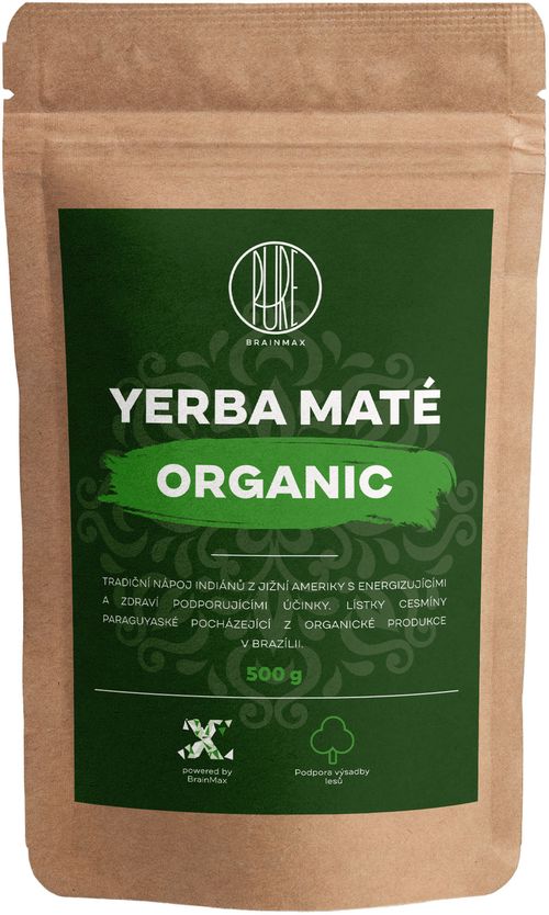 BrainMax Pure Organic Yerba Maté, 500 g
