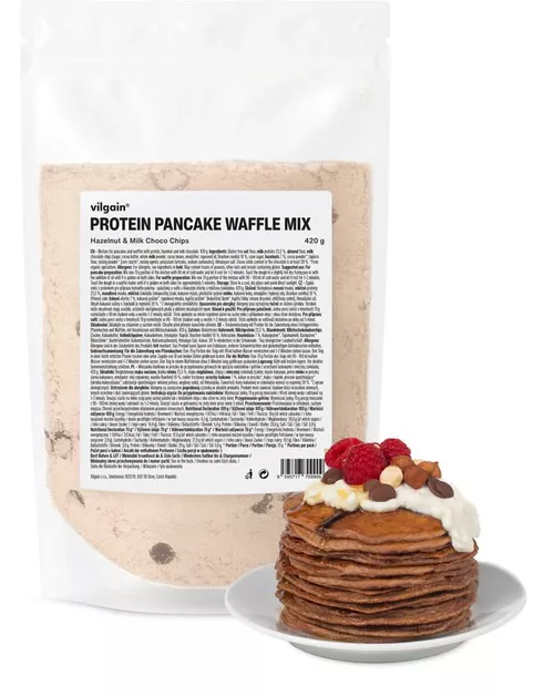 Vilgain Protein Pancake & Waffle Mix – lískové ořechy s čokoládou 420 g