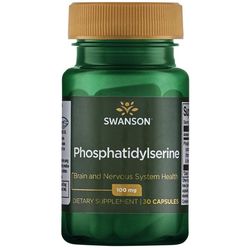 Swanson Phosphatidylserine (fosfatidylserin) 100 mg, 30 kapslí