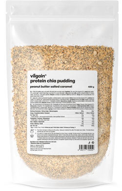 Vilgain Protein Chia Pudding – arašídové máslo a slaný karamel 480 g