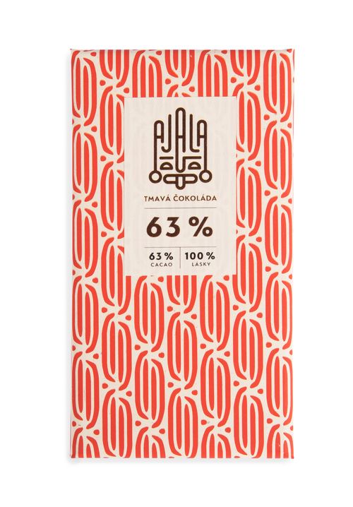 Ajala - Tmavá čokoláda 63% BIO, 45g *CZ-BIO-001 certifikát