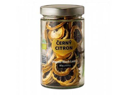 Garlio Bio černý citron 80g PLÁTKY