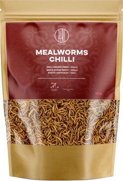 BrainMax Pure Mealworms - chilli, 40 g