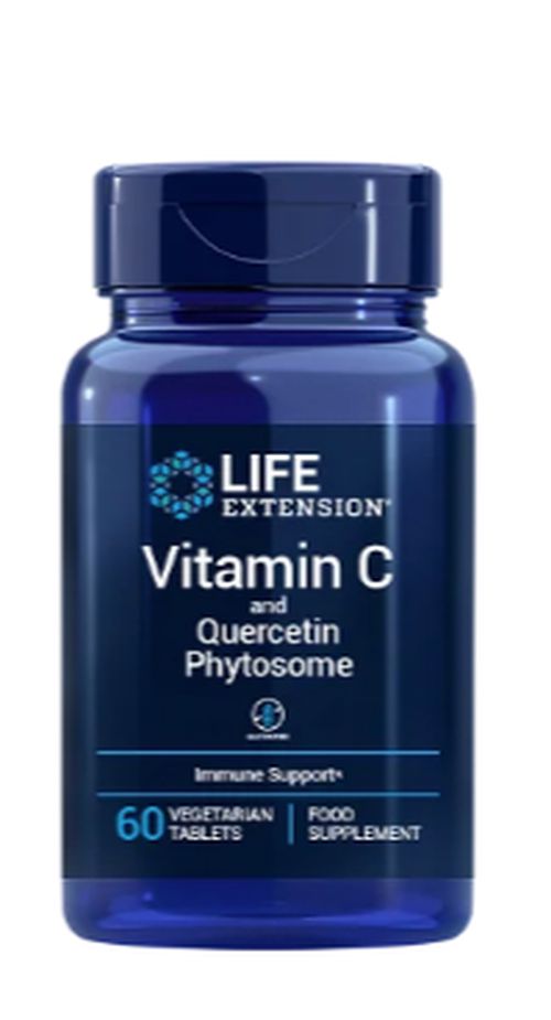 Life Extension Vitamin C a Quercetin Phytosome, vitamin C s kvercetinem