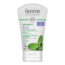 Lavera - Pure Beauty 3v1, čistící gel, peeling a maska, 125 ml