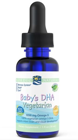 Nordic Naturals Baby's DHA Vegan, Omega 3 pro děti, 1050mg, 30 ml