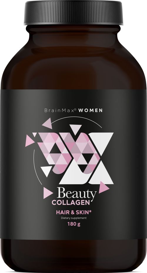 BrainMax Beauty Fish Collagen, mořský rybí kolagen, 180 g Hydrolyzovaný mořský kolagen v prášku