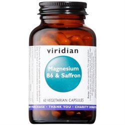 Viridian Magnesium B6 & Saffron 60 kapslí
