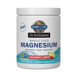 Garden of Life - Magnesium Dr. Formulated (hořčík) - malina a citrón, 198g