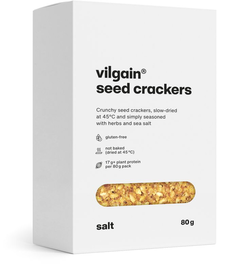 Vilgain Semínkové krekry – mořská sůl 80 g