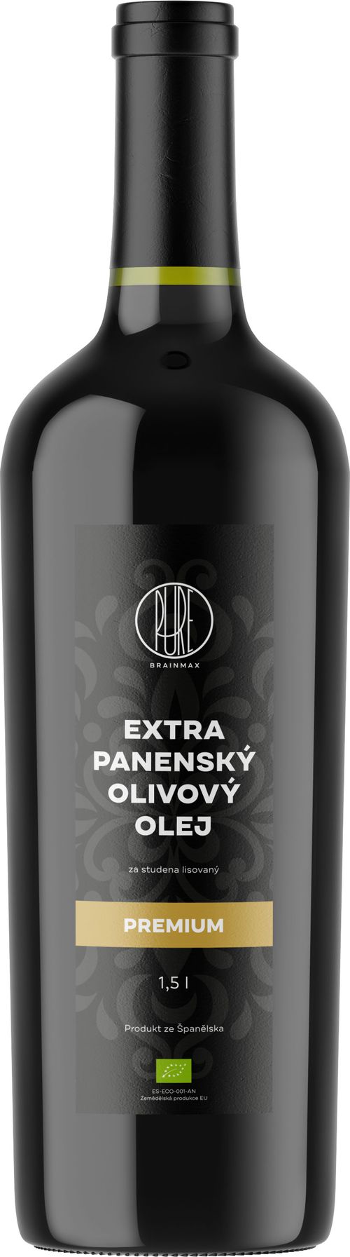 BrainMax Pure Olivový olej PREMIUM, BIO, 1,5 l * ES-ECO-001-AN certifikát