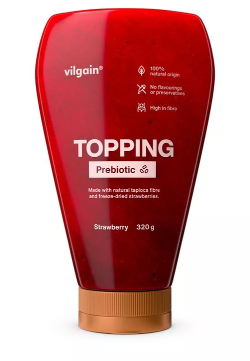 Vilgain Prebiotic Topping – jahoda 320 g