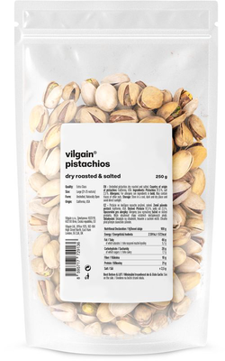Vilgain Pistácie – nasucho pražené & solené 250 g