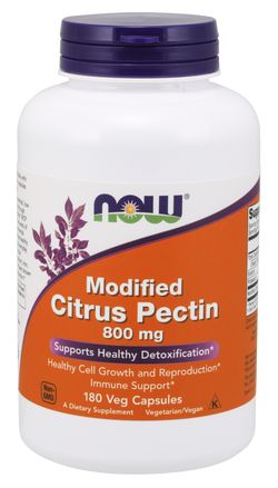 NOW® Foods NOW Modified Citrus Pectin (citrusový pektin), 800mg, 180 rostlinných kapslí