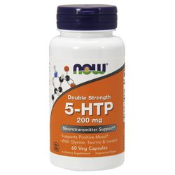 Now® Foods NOW 5-HTP + Glycin, Taurin a Inositol, 200 mg, 60 kapslí