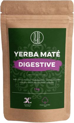 BrainMax Pure Organic Yerba Maté - Digestive, 1000 g