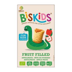 BISkids - BIO měkké dětské sušenky s jablečným pyré bez přidaného cukru 35% ovoce 36M+, 150g *CZ-BIO-001 certifikát