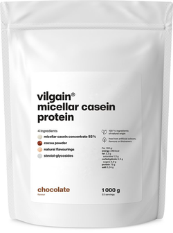 Vilgain Micellar Casein Protein – čokoláda 1 000 g