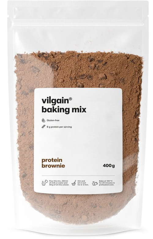 Vilgain Směs na proteinové brownies – 400 g