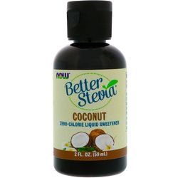 NOW® Foods NOW Better Stevia Liquid, Kokos, 59ml