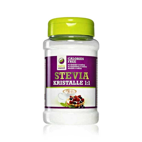 NATUSWEET Stevia krystal 1:1 400 g – přírodní sladidlo bez kalorií
