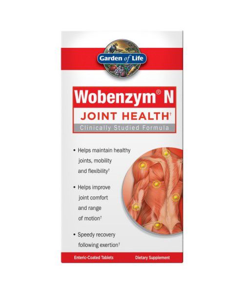 Garden of Life Wobenzym N, 400 enterosolventních tablet