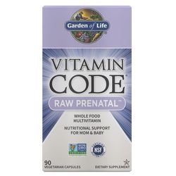 Garden of Life Vitamin Code RAW Prenatal (multivitamín pro těhotenství), 90 rostlinných kapslí