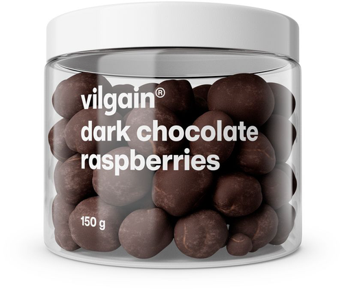 Vilgain Maliny v čokoládě – hořká čokoláda 150 g