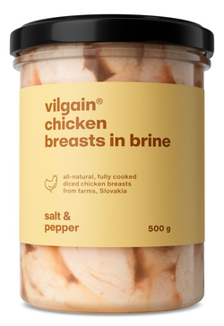 Vilgain Kuřecí prsa ve slaném nálevu – se solí a pepřem 500 g