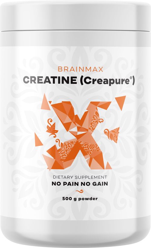 BrainMax Creapure Creatine, Kreatin monohydrát, 500 g