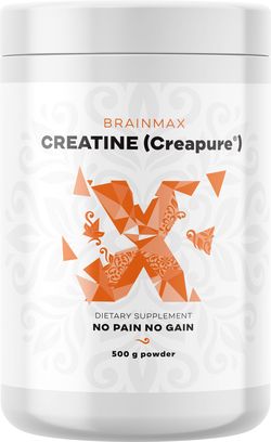 BrainMax Creapure Creatine, Kreatin monohydrát, 500 g